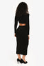 Misha Black Cutout Maxi Dress Size 2