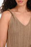 Dagmar Gold Shimmery Knit Tank Top + Maxi Skirt Set Size XS