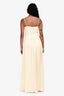 Club L Butter Yellow 'Jonas' Satin Maxi Dress Size 2