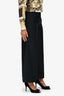 LILYSILK Black Wide Leg Cuffed Pants Size 2