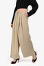 Herskind Tan 'Lotus' Wide Legged Pants Size XS