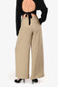 Herskind Tan 'Lotus' Wide Legged Pants Size XS