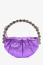 L'alingi Purple 'Eternity' Crystal Mini Top Handle Bag