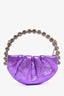 L'alingi Purple 'Eternity' Crystal Mini Top Handle Bag