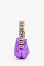 L'alingi Purple 'Eternity' Crystal Mini Top Handle Bag