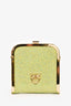 Pinko Lime Green Rhinestone Crossbody Bag
