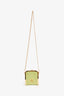 Pinko Lime Green Rhinestone Crossbody Bag