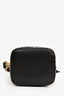 Fendi Black Leather FF Monogram Mon Tresor Bucket Bag