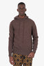 Dolce & Gabbana Brown Wool Hooded Knit Sweater Size 50 Mens