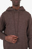 Dolce & Gabbana Brown Wool Hooded Knit Sweater Size 50 Mens