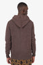 Dolce & Gabbana Brown Wool Hooded Knit Sweater Size 50 Mens