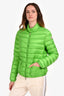 Moncler Green Lans Giubbotto Down Jacket Size 3