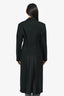 Yohji Yamamoto Wool/Silk Single Button Pleated Back Coat Size 2