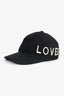 Gucci Black Canvas 'Loved' Embroidered Baseball Cap Size L
