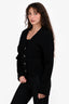 Low Classic Black Denim 'Pocket' Short Jacket Size L