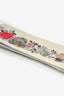 Christian Dior Grey/Multicolour Floral Print Silk Twilly