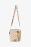 Christian Dior 2004 Embroidered Trotter Shoulder Bag