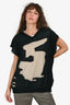 MM6 Maison Margiela Black/Grey Distressed Sweater Size XS