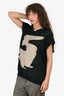 MM6 Maison Margiela Black/Grey Distressed Sweater Size XS