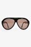 Gucci Black Acrylic Sunglasses