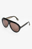 Gucci Black Acrylic Sunglasses