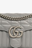 Gucci Grey GG Marmont Matelasse Aria Medium Shoulder Bag