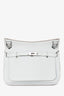 Hermes Light Grey Clemence Leather Jypsiere 28
