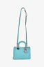 Christian Dior 2014 Teal Green Leather Diorissimo Top Handle with Strap