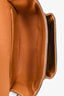 Celine Brown Triomphe Canvas/Leather Medium Folco Crossbody