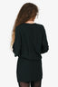 Stella McCartney Black Zipper Detail Dress Est. Size S
