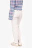 Brunello Cucinelli Light Blue Washed Straight Legged Jeans Size 4 US