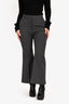 Stella McCartney Grey Wool Wide Legged Pants Size 40