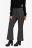 Stella McCartney Grey Wool Wide Legged Pants Size 40