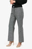 Stella McCartney Grey Wool Wide Legged Pants Size 40