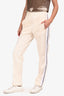 Palm Angels White/Black Logo Tracksuit Pants Size S