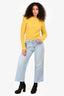 Paige Blue Denim Nellie Wide Legged Jeans Size 29
