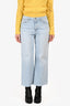 Paige Blue Denim Nellie Wide Legged Jeans Size 29