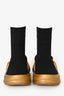 Louis Vuitton Black/Gold Stretch Textile Archlight Sneaker Boots Size 37