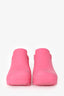 Bottega Veneta Pink Rubber Flash Clogs Size 39