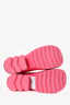 Bottega Veneta Pink Rubber Flash Clogs Size 39