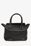 Hermès Black Leather Tool Box 26 Top Handle with Strap