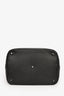 Hermès Black Leather Tool Box 26 Top Handle With Strap