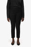 Prada Black Fitted Pleated Pants Size 44