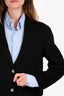 Anine Bing Black Wool Single Breasted Blazer Size XXS