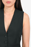A Piece Apart Black Textured Vest Size 0
