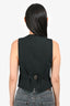 A Piece Apart Black Textured Vest Size 0