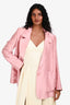 Dorothee Schumacher Pink Single Breasted Oversized Blazer Size 1