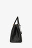 Prada Black Saffiano Leather Double Zip Galleria Tote with Strap