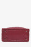 Pre-Loved Chanel™ 2011-12 Burgundy Quilted Leather CC Chain Tote