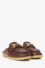 Gucci Brown Leather Horsebit Mule Size 36.5